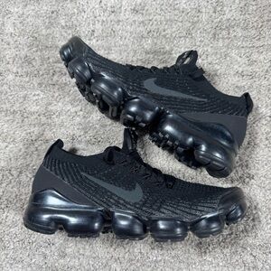 Nike Mens Air Vapormax Flyknit 3 AJ6910-002 Black Running Shoes Sneakers Sz 8